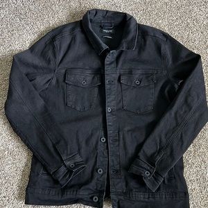 Keneth Cole Black Denim Jacket